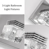 3-Light LED Chrome Bathroom Vanity Light, Classic Wall Sconces for Dining Room Living Room