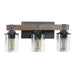 3-Lights Farmhouse Vanity Lights,Rustic Bathroom Light