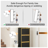 3 Metal Door Shoe Rack,Modern Shoe Storage Cabinet,Metal rattan for Entryway 