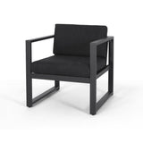 3 PC CHAT SET Patio Sectional Conversation Furniture Set,Modern Seating Set