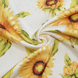 3 Piece Kitchen Curtain Rod Pocket Decorative Window Treatment Valance & Swag Curtain Set