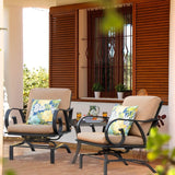 3 PCS Outdoor Furniture Conversation Set