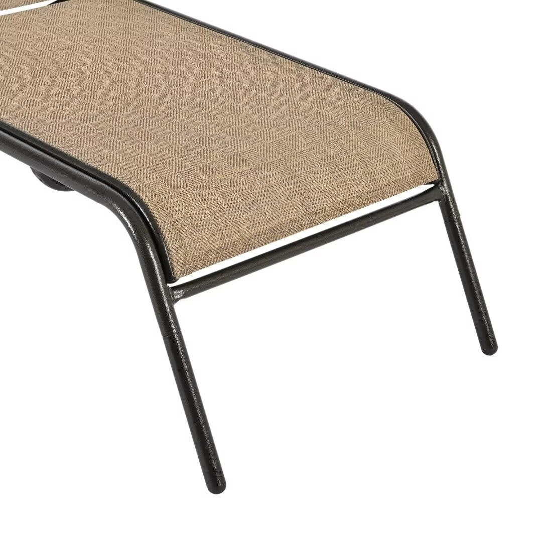 3 Pack Outdoor Patio Lounge Chair,with 5 Adjustable Backrest - 61.8"*25.1"*39.3"