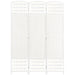 3 Panel Room Divider, Folding Privacy Screen, 5.6' Room Separator, Wave Fiber Freestanding Partition Wall Divider
