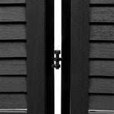 3 Panel Wooden Room Dividers Folding Privacy Screen