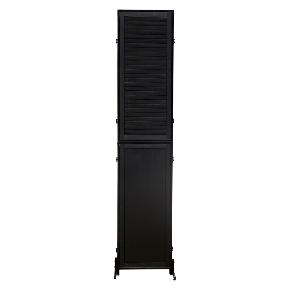 3 Panel Wooden Room Dividers Folding Privacy Screen