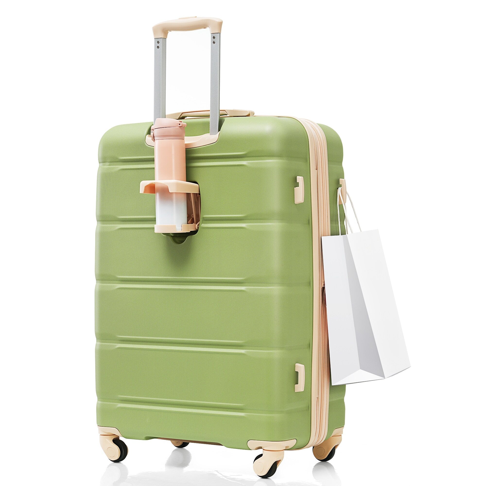 Overstock luggage spinner discount