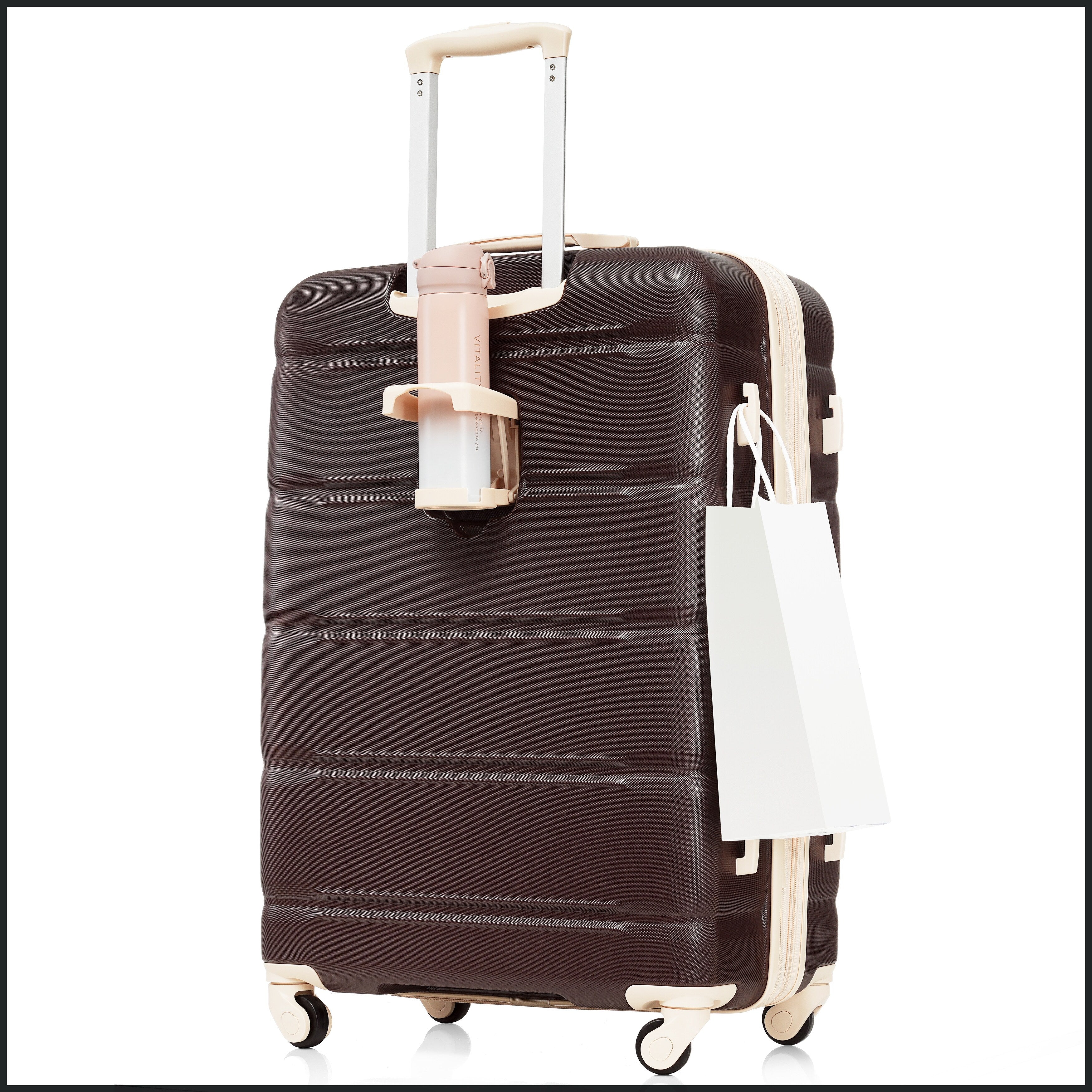 Overstock luggage spinner discount