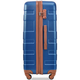 3 Pcs Luggage Set, Expandable ABS Hardshell Suitcases Spinner Wheels with TSA Lock 20''24''28''