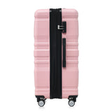 3 Pcs Luggage Set, Expandable ABS Hardshell Suitcases Spinner Wheels with TSA Lock 20''24''28''
