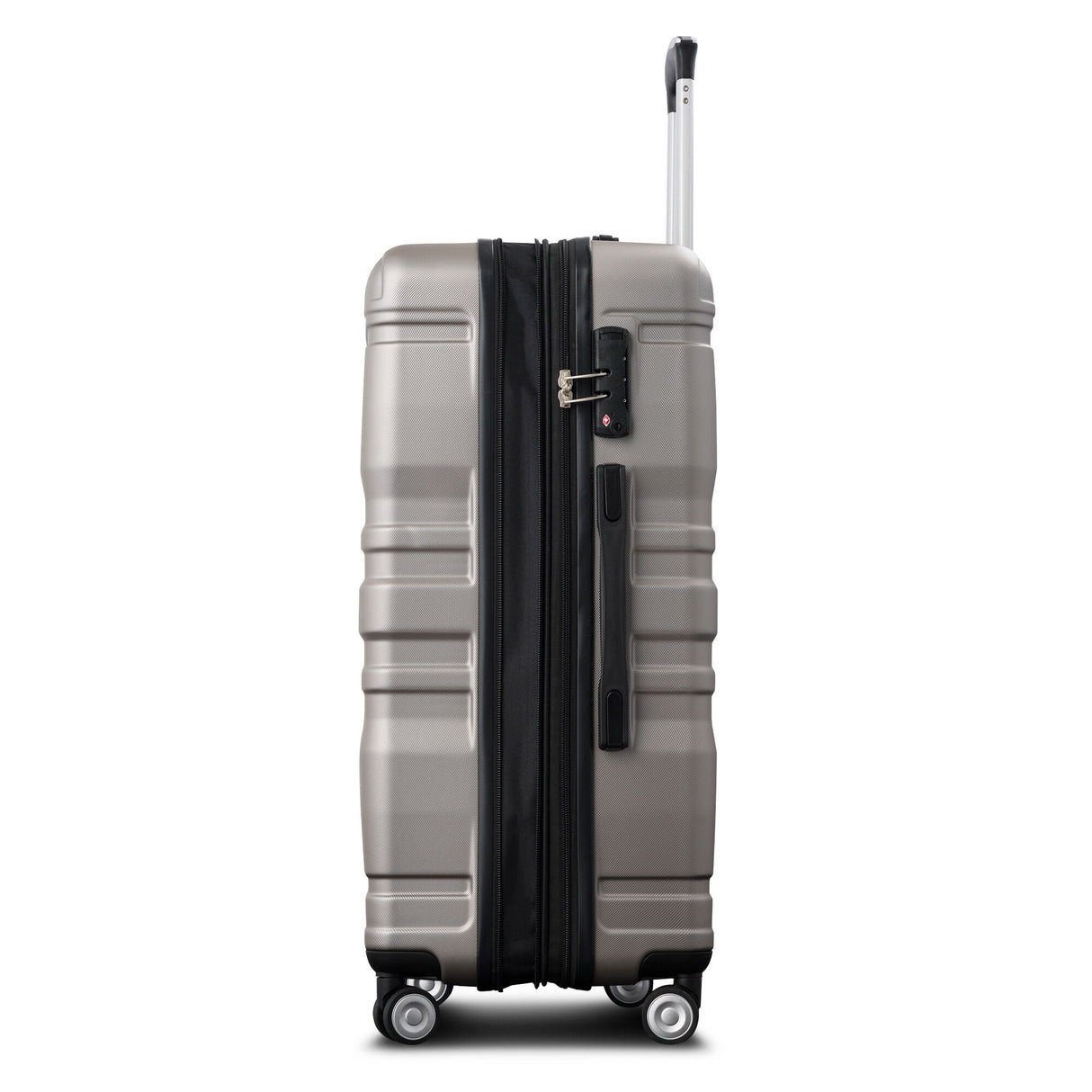 3 Pcs Luggage Set, Expandable ABS Hardshell Suitcases Spinner Wheels with TSA Lock 20''24''28''