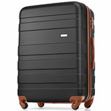 3 Pcs Luggage Set, Expandable ABS Hardshell Suitcases Spinner Wheels with TSA Lock 20''24''28''