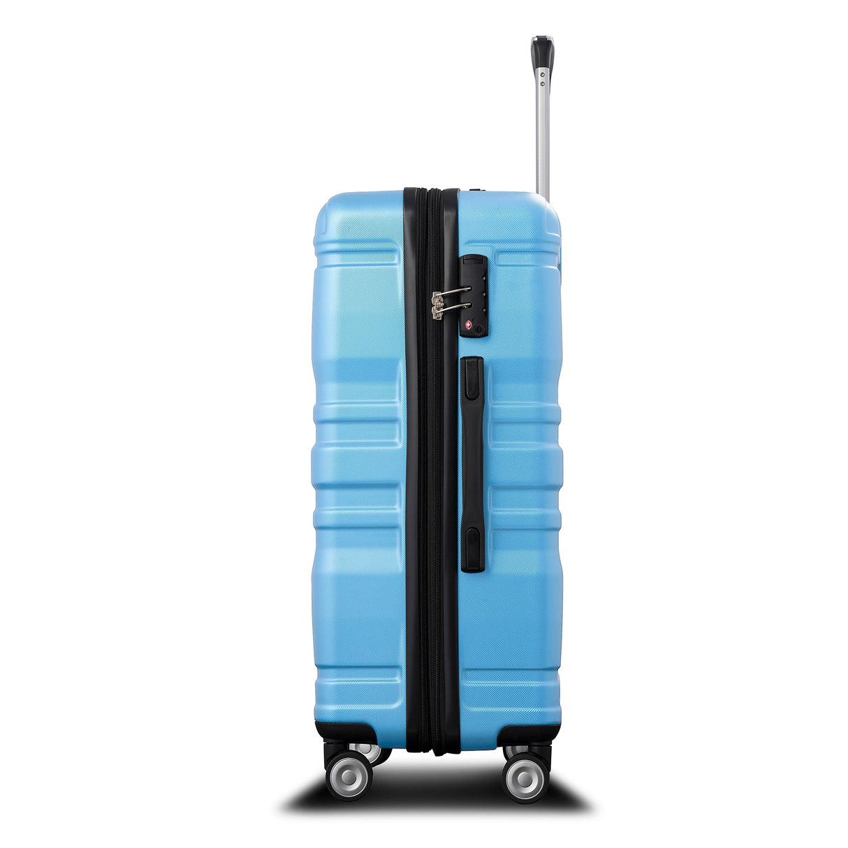 3 Pcs Luggage Set, Expandable ABS Hardshell Suitcases Spinner Wheels with TSA Lock 20''24''28''