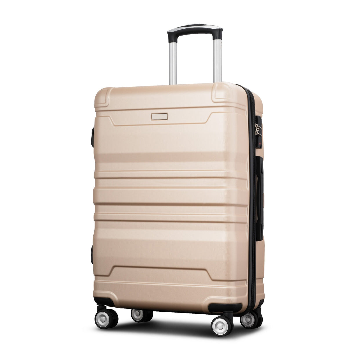 3 Pcs Luggage Set, Expandable ABS Hardshell Suitcases Spinner Wheels with TSA Lock 20''24''28''