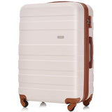 3 Pcs Luggage Set, Expandable ABS Hardshell Suitcases Spinner Wheels with TSA Lock 20''24''28''