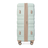 3 Pcs Luggage Set, Expandable ABS Hardshell Suitcases Spinner Wheels with TSA Lock 20''24''28''