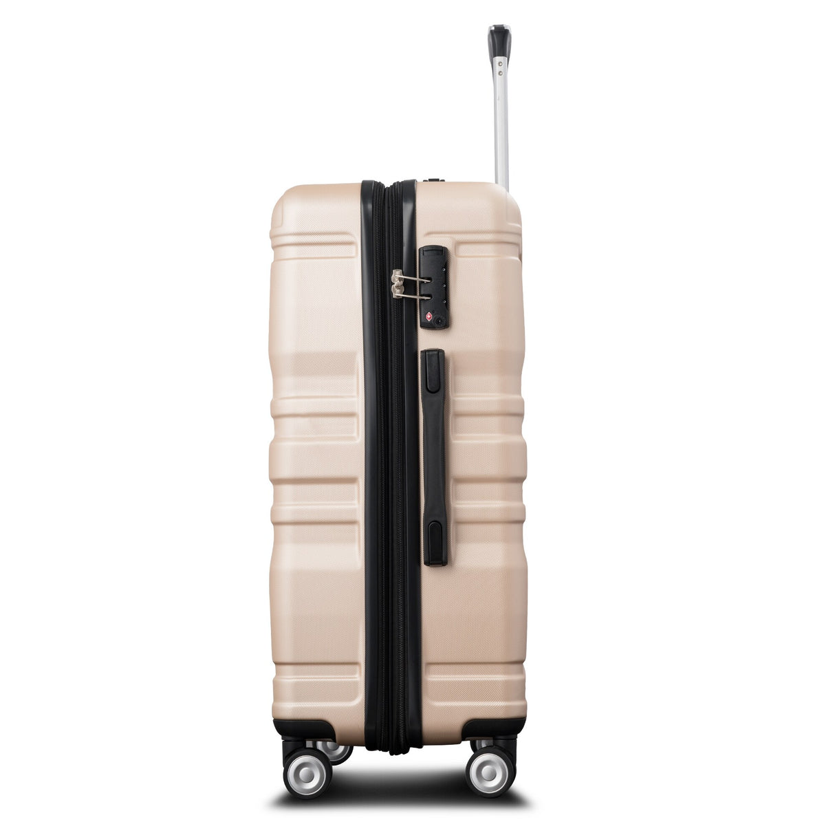 3 Pcs Luggage Set, Expandable ABS Hardshell Suitcases Spinner Wheels with TSA Lock 20''24''28''