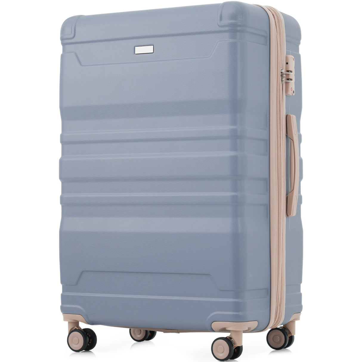 3 Pcs Luggage Set, Expandable ABS Hardshell Suitcases Spinner Wheels with TSA Lock 20''24''28''