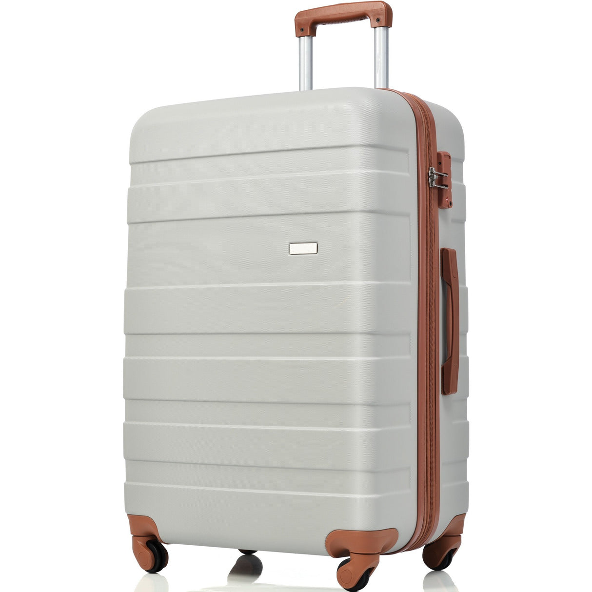 3 Pcs Luggage Set, Expandable ABS Hardshell Suitcases Spinner Wheels with TSA Lock 20''24''28''