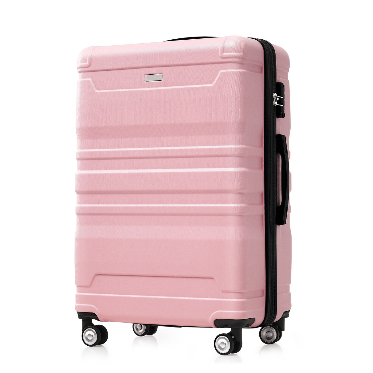 3 Pcs Luggage Set, Expandable ABS Hardshell Suitcases Spinner Wheels with TSA Lock 20''24''28''
