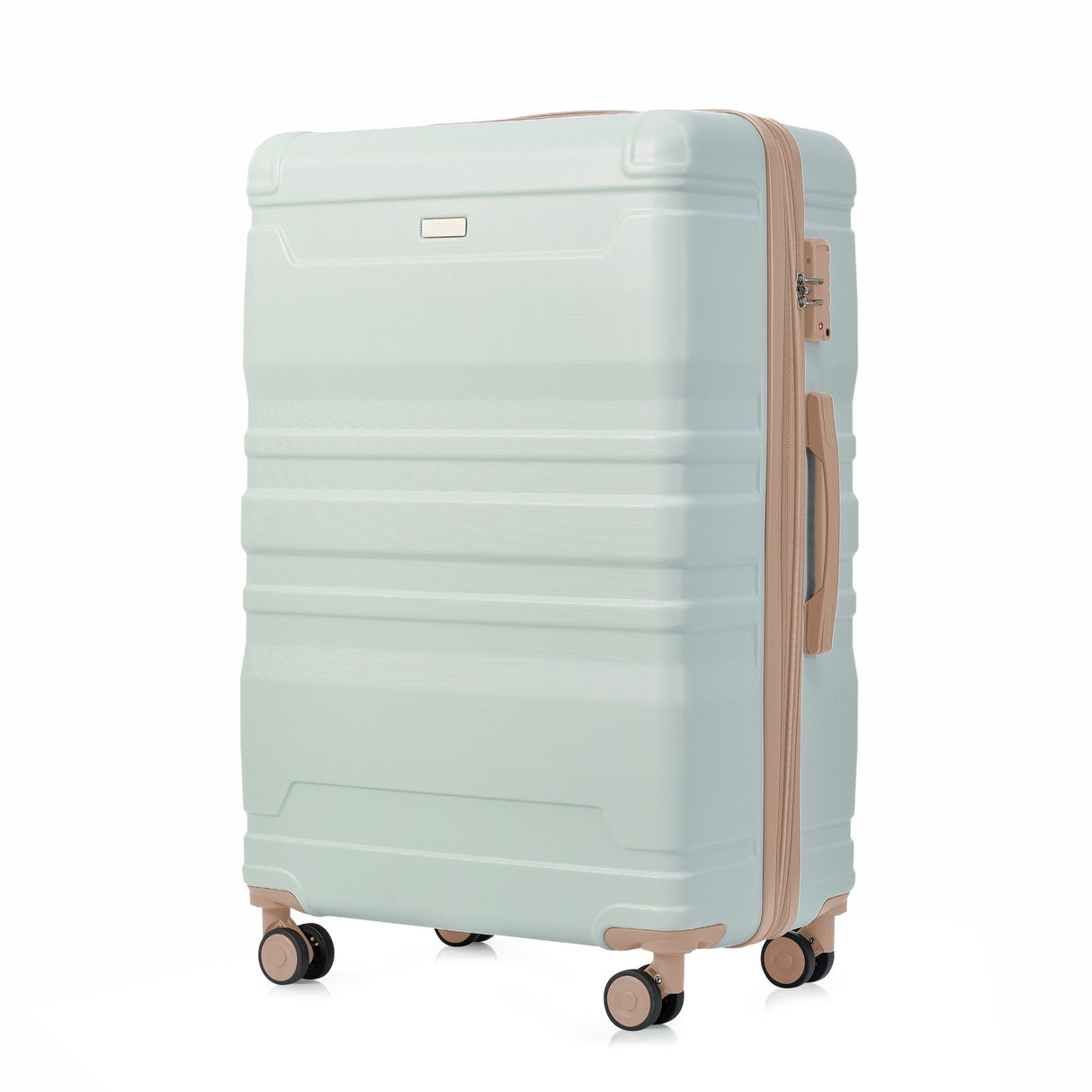 3 Pcs Luggage Set, Expandable ABS Hardshell Suitcases Spinner Wheels with TSA Lock 20''24''28''