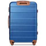 3 Pcs Luggage Set, Expandable ABS Hardshell Suitcases Spinner Wheels with TSA Lock 20''24''28''