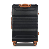3 Pcs Luggage Set, Expandable ABS Hardshell Suitcases Spinner Wheels with TSA Lock 20''24''28''