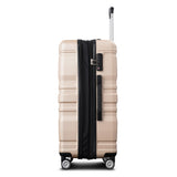 3 Pcs Luggage Set, Expandable ABS Hardshell Suitcases Spinner Wheels with TSA Lock 20''24''28''