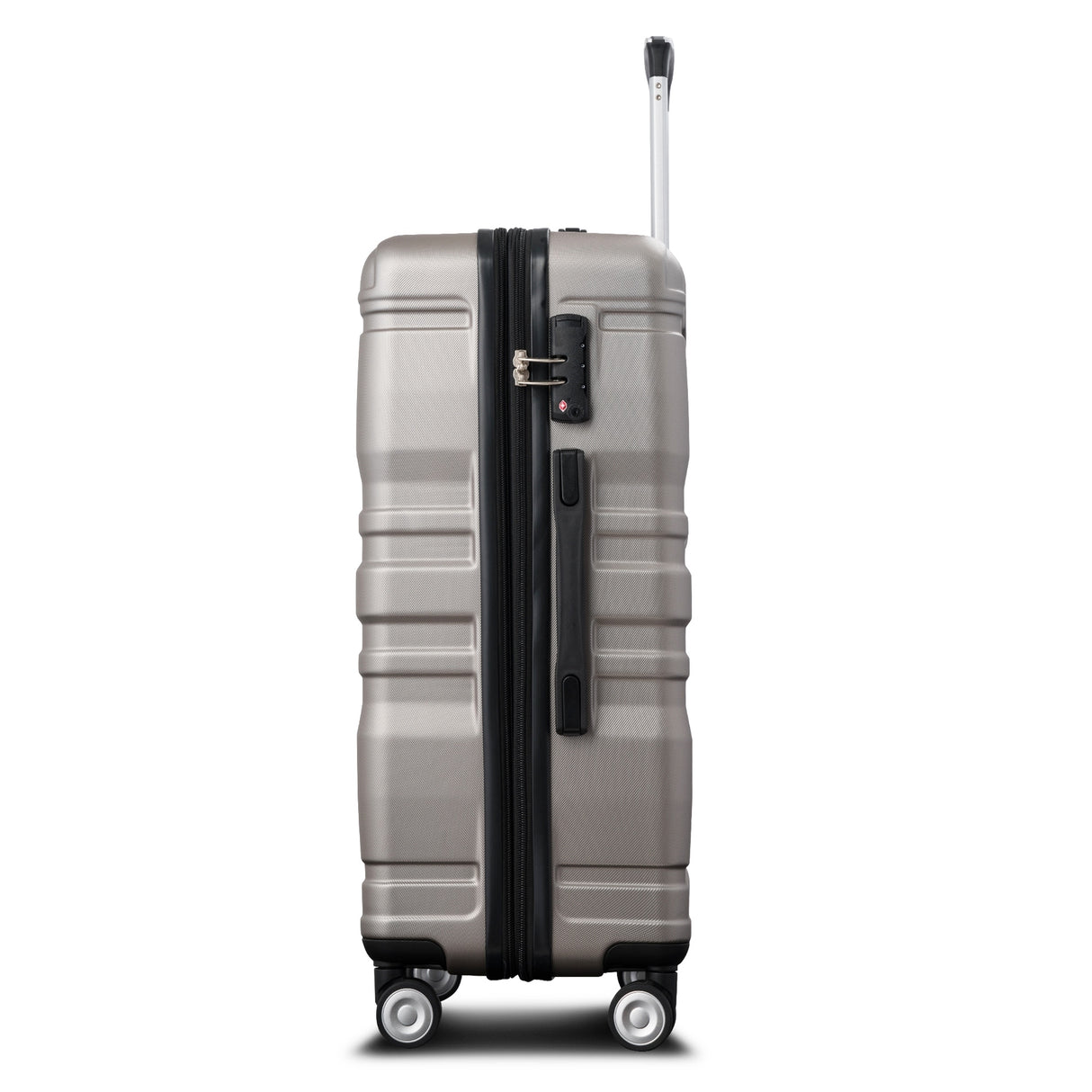 3 Pcs Luggage Set, Expandable ABS Hardshell Suitcases Spinner Wheels with TSA Lock 20''24''28''