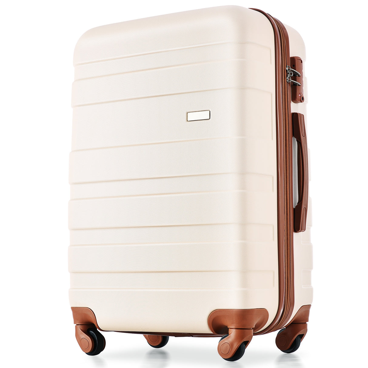 3 Pcs Luggage Set, Expandable ABS Hardshell Suitcases Spinner Wheels with TSA Lock 20''24''28''