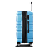 3 Pcs Luggage Set, Expandable ABS Hardshell Suitcases Spinner Wheels with TSA Lock 20''24''28''