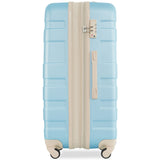 3 Pcs Luggage Set, Expandable ABS Hardshell Suitcases Spinner Wheels with TSA Lock 20''24''28''