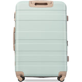 3 Pcs Luggage Set, Expandable ABS Hardshell Suitcases Spinner Wheels with TSA Lock 20''24''28''