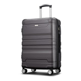 3 Pcs Luggage Set, Expandable ABS Hardshell Suitcases Spinner Wheels with TSA Lock 20''24''28''