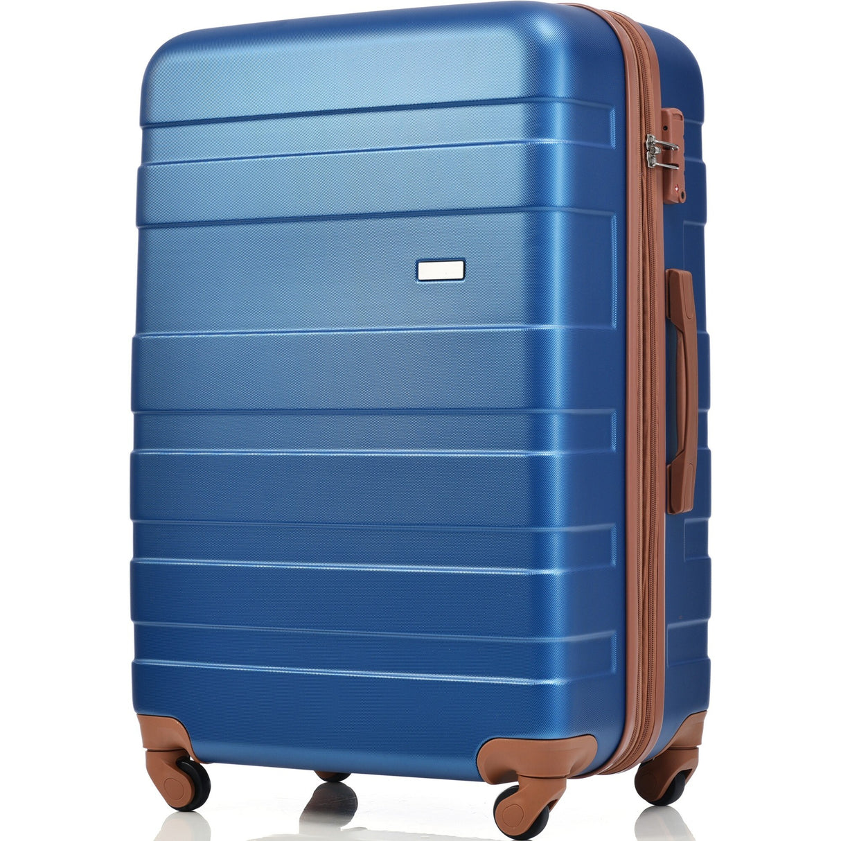 3 Pcs Luggage Set, Expandable ABS Hardshell Suitcases Spinner Wheels with TSA Lock 20''24''28''