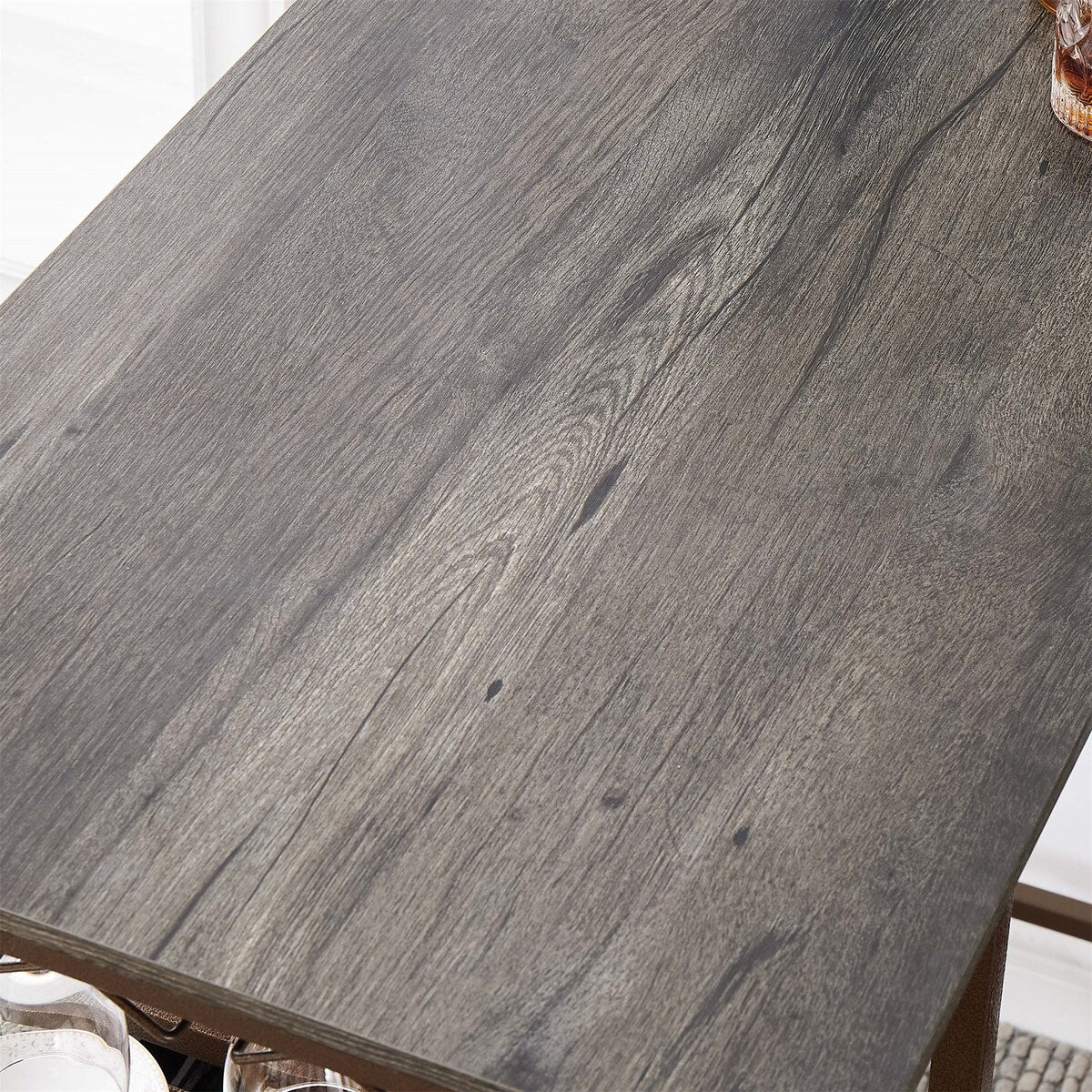 3-Piece Bar Steels Kitchen Dining Room Table Set