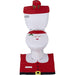 3 Piece Christmas Bathroom Accessory Set Holiday Bath Rugs