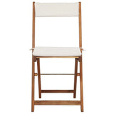 3 Piece Folding Bistro Set with Cushions Solid Acacia Wood