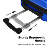 3-Piece Hardshell Luggage Set with TSA Lock - 20", 24", 28
