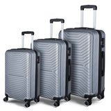 3-Piece Hardshell Luggage Set with TSA Lock - 20", 24", 28