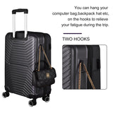 3-Piece Hardshell Luggage Set with TSA Lock - 20", 24", 28
