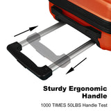 3-Piece Hardshell Luggage Set with TSA Lock - 20", 24", 28