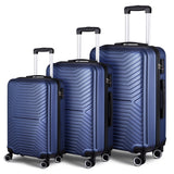 3-Piece Hardshell Luggage Set with TSA Lock - 20", 24", 28