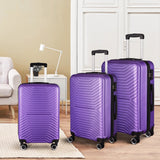 3-Piece Hardshell Luggage Set with TSA Lock - 20", 24", 28