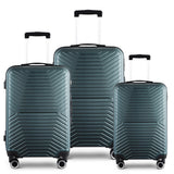 3-Piece Hardshell Luggage Set with TSA Lock - 20", 24", 28
