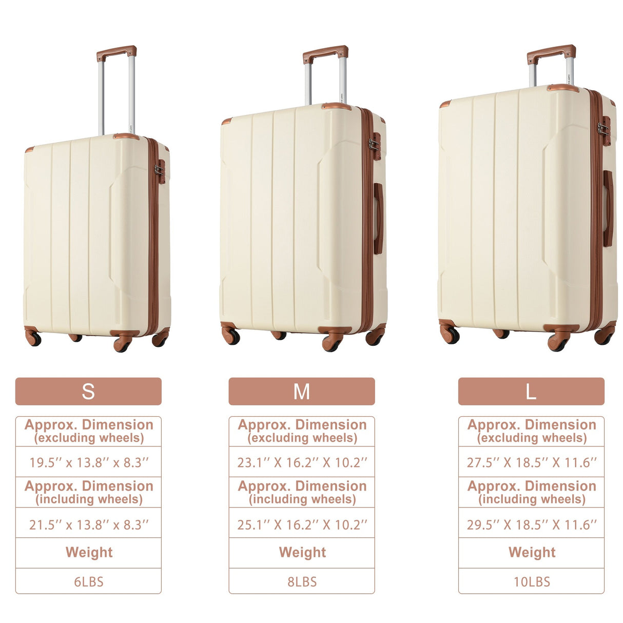 3 Piece Luggage Sets Suitcase/Trunk /Check-in Luggage /Carry-on Luggage