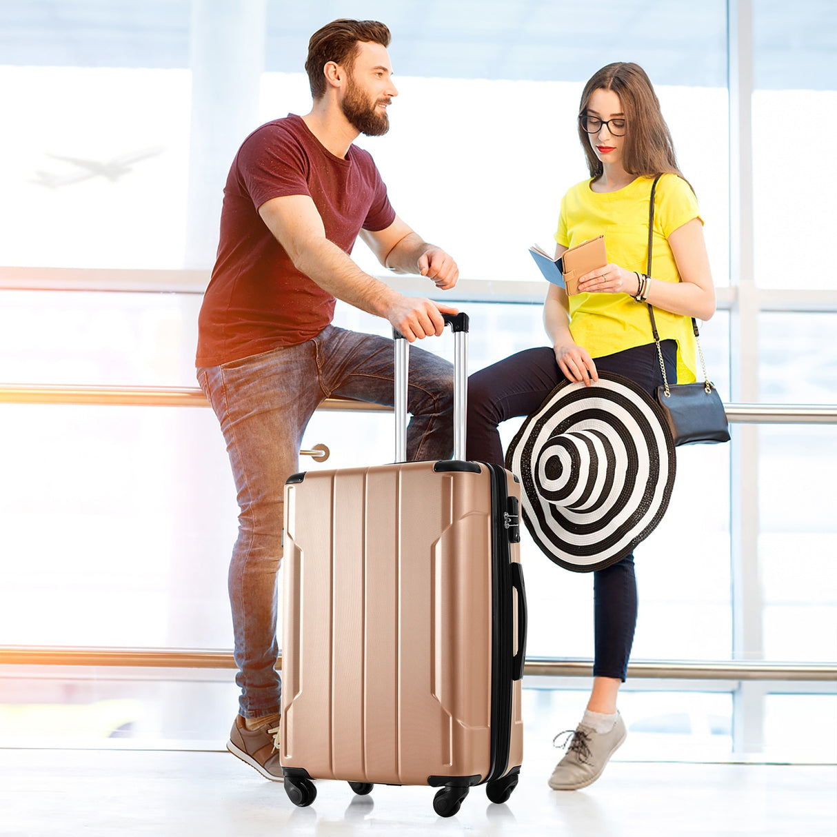 3 Piece Luggage Sets Suitcase/Trunk /Check-in Luggage /Carry-on Luggage