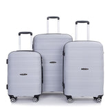3 Piece PP Lightweight Suitcase Luggage Sets with TSA Lock