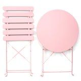 3 Piece Patio Bistro Balcony Chair Table Set