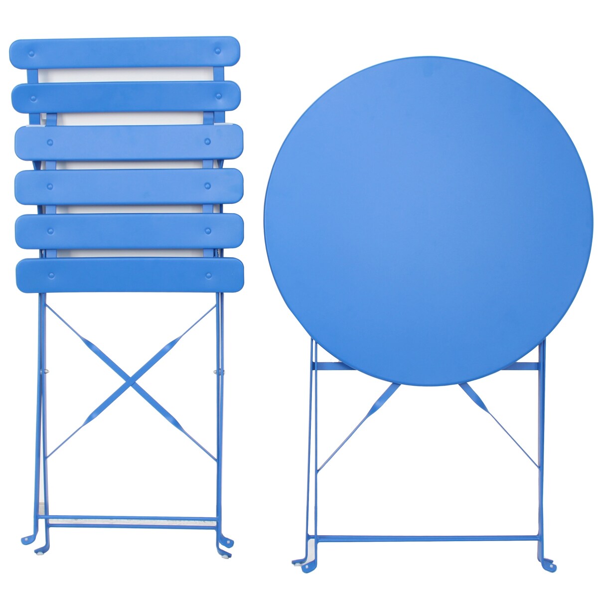 3 Piece Patio Bistro Balcony Chair Table Set